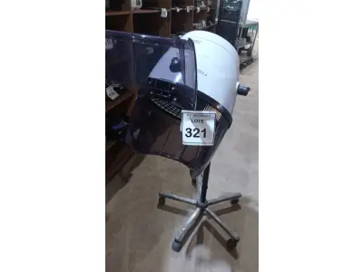 LOTE 321 - 01 SECADOR DE CABELO PROFISSIONAL MARCA MEGABELL. (NO ESTADO) ATENÇÃO! FAZER A VISITAÇÃO ANTES DE ARREMATAR, NÃO SABEMOS SE FUNCIONA, LEILÃO NÃO TEM GARANTIA E NEM DEVOLUÇÃO, SUJEITO A POSSÍVEIS AVARIAS VISÍVEIS/OCULTAS E/OU AUSÊNCIA DE COMPONENTES.