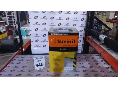 LOTE 345 - 01 TINTA DE PISOS EXTERIOR 18L NA COR FOSCO CINZA ESCURO MARCA SUVINIL. (NO ESTADO) ATENÇÃO! FAZER A VISITAÇÃO ANTES DE ARREMATAR, NÃO SABEMOS SE FUNCIONA, LEILÃO NÃO TEM GARANTIA E NEM DEVOLUÇÃO, SUJEITO A POSSÍVEIS AVARIAS VISÍVEIS/OCULTAS E/OU AUSÊNCIA DE COMPONENTES.