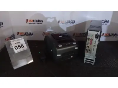 LOTE 058 - 01 IMPRESSORA DE ETIQUETAS MARCA BIXOLON E 01 CPU. (NO ESTADO) ATENÇÃO! FAZER A VISITAÇÃO ANTES DE ARREMATAR, NÃO SABEMOS SE FUNCIONA, LEILÃO NÃO TEM GARANTIA E NEM DEVOLUÇÃO, SUJEITO A POSSÍVEIS AVARIAS VISÍVEIS/OCULTAS E/OU AUSÊNCIA DE COMPONENTES.