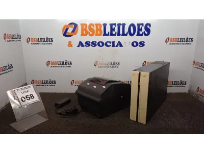 LOTE 058 - 01 IMPRESSORA DE ETIQUETAS MARCA BIXOLON E 01 CPU. (NO ESTADO) ATENÇÃO! FAZER A VISITAÇÃO ANTES DE ARREMATAR, NÃO SABEMOS SE FUNCIONA, LEILÃO NÃO TEM GARANTIA E NEM DEVOLUÇÃO, SUJEITO A POSSÍVEIS AVARIAS VISÍVEIS/OCULTAS E/OU AUSÊNCIA DE COMPONENTES.