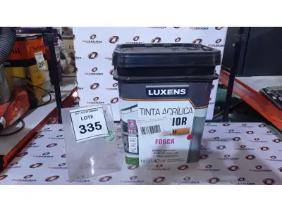 LOTE 335 - 01 BALDE DE TINTA ACRÍLICA EXTERIOR PREMIUM DE 18L MONUMENTO FOSCO. (NO ESTADO) ATENÇÃO! FAZER A VISITAÇÃO ANTES DE ARREMATAR, NÃO SABEMOS SE FUNCIONA, LEILÃO NÃO TEM GARANTIA E NEM DEVOLUÇÃO, SUJEITO A POSSÍVEIS AVARIAS VISÍVEIS/OCULTAS E/OU AUSÊNCIA DE COMPONENTES.