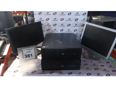 LOTE 381 - 02 CPUS DDR3 MARCA HP E 02 MONITORES MARCAS ACER E PHILIPS. (NO ESTADO) ATENÇÃO! FAZER A VISITAÇÃO ANTES DE ARREMATAR, NÃO SABEMOS SE FUNCIONA, LEILÃO NÃO TEM GARANTIA E NEM DEVOLUÇÃO, SUJEITO A POSSÍVEIS AVARIAS VISÍVEIS/OCULTAS E/OU AUSÊNCIA DE COMPONENTES.