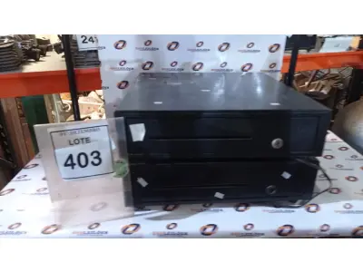 LOTE 403 - 02 GAVETAS DE DINHEIRO. (NO ESTADO) ATENÇÃO! FAZER A VISITAÇÃO ANTES DE ARREMATAR, NÃO SABEMOS SE FUNCIONA, LEILÃO NÃO TEM GARANTIA E NEM DEVOLUÇÃO, SUJEITO A POSSÍVEIS AVARIAS VISÍVEIS/OCULTAS E/OU AUSÊNCIA DE COMPONENTES.