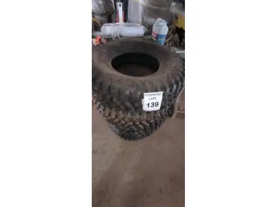 LOTE 139 - 01 JOGO DE PNEUS PARA TRILHA 285/80/14 (NOVO). (NO ESTADO) ATENÇÃO! FAZER A VISITAÇÃO ANTES DE ARREMATAR, NÃO SABEMOS SE FUNCIONA, LEILÃO NÃO TEM GARANTIA E NEM DEVOLUÇÃO, SUJEITO A POSSÍVEIS AVARIAS VISÍVEIS/OCULTAS E/OU AUSÊNCIA DE COMPONENTES.