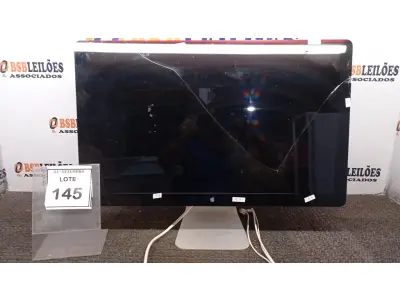 LOTE 145 - 01 IMAC APPLE. (NO ESTADO) ATENÇÃO! FAZER A VISITAÇÃO ANTES DE ARREMATAR, NÃO SABEMOS SE FUNCIONA, LEILÃO NÃO TEM GARANTIA E NEM DEVOLUÇÃO, SUJEITO A POSSÍVEIS AVARIAS VISÍVEIS/OCULTAS E/OU AUSÊNCIA DE COMPONENTES.