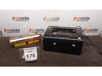 LOTE 175 - 01 IMPRESSORA MODELO CE657A MARCA HP E 01 CARTUCHO DE TONNER. (NO ESTADO) ATENÇÃO! FAZER A VISITAÇÃO ANTES DE ARREMATAR, NÃO SABEMOS SE FUNCIONA, LEILÃO NÃO TEM GARANTIA E NEM DEVOLUÇÃO, SUJEITO A POSSÍVEIS AVARIAS VISÍVEIS/OCULTAS E/OU AUSÊNCIA DE COMPONENTES.