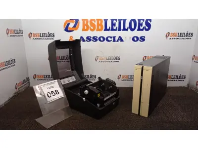 LOTE 058 - 01 IMPRESSORA DE ETIQUETAS MARCA BIXOLON E 01 CPU. (NO ESTADO) ATENÇÃO! FAZER A VISITAÇÃO ANTES DE ARREMATAR, NÃO SABEMOS SE FUNCIONA, LEILÃO NÃO TEM GARANTIA E NEM DEVOLUÇÃO, SUJEITO A POSSÍVEIS AVARIAS VISÍVEIS/OCULTAS E/OU AUSÊNCIA DE COMPONENTES.