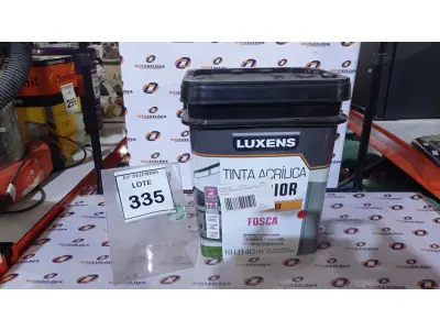 LOTE 335 - 01 BALDE DE TINTA ACRÍLICA EXTERIOR PREMIUM DE 18L MONUMENTO FOSCO. (NO ESTADO) ATENÇÃO! FAZER A VISITAÇÃO ANTES DE ARREMATAR, NÃO SABEMOS SE FUNCIONA, LEILÃO NÃO TEM GARANTIA E NEM DEVOLUÇÃO, SUJEITO A POSSÍVEIS AVARIAS VISÍVEIS/OCULTAS E/OU AUSÊNCIA DE COMPONENTES.