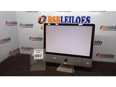LOTE 083 - 01 IMAC APPLE. (NO ESTADO) ATENÇÃO! FAZER A VISITAÇÃO ANTES DE ARREMATAR, NÃO SABEMOS SE FUNCIONA, LEILÃO NÃO TEM GARANTIA E NEM DEVOLUÇÃO, SUJEITO A POSSÍVEIS AVARIAS VISÍVEIS/OCULTAS E/OU AUSÊNCIA DE COMPONENTES.