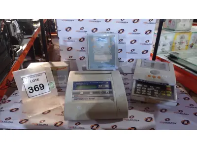 LOTE 369 - 05 EQUIPAMENTOS DE ESTÉTICA MODELOS E FUNÇÕES DIVERSAS. (NO ESTADO) ATENÇÃO! FAZER A VISITAÇÃO ANTES DE ARREMATAR, NÃO SABEMOS SE FUNCIONA, LEILÃO NÃO TEM GARANTIA E NEM DEVOLUÇÃO, SUJEITO A POSSÍVEIS AVARIAS VISÍVEIS/OCULTAS E/OU AUSÊNCIA DE COMPONENTES.