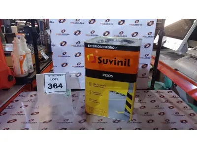 LOTE 364 - 01 TINTA DE PISOS EXTERIOR 18L NA COR FOSCO CINZA ESCURO MARCA SUVINIL. (NO ESTADO) ATENÇÃO! FAZER A VISITAÇÃO ANTES DE ARREMATAR, NÃO SABEMOS SE FUNCIONA, LEILÃO NÃO TEM GARANTIA E NEM DEVOLUÇÃO, SUJEITO A POSSÍVEIS AVARIAS VISÍVEIS/OCULTAS E/OU AUSÊNCIA DE COMPONENTES.