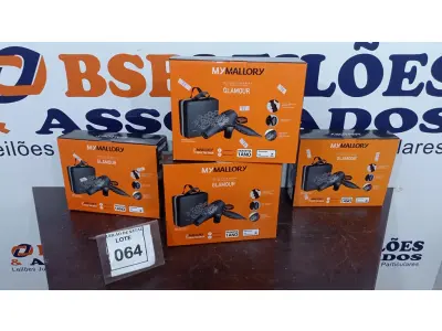 LOTE 064 - 04 SECADORES DE CABELO COM MALETA MARCA MALLORY 127v. (NO ESTADO) ATENÇÃO! FAZER A VISITAÇÃO ANTES DE ARREMATAR, NÃO SABEMOS SE FUNCIONA, LEILÃO NÃO TEM GARANTIA E NEM DEVOLUÇÃO, SUJEITO A POSSÍVEIS AVARIAS VISÍVEIS/OCULTAS E/OU AUSÊNCIA DE COMPONENTES.