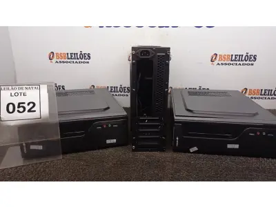 LOTE 052 - 03 GABINETES VAZIOS. (NO ESTADO) ATENÇÃO! FAZER A VISITAÇÃO ANTES DE ARREMATAR, NÃO SABEMOS SE FUNCIONA, LEILÃO NÃO TEM GARANTIA E NEM DEVOLUÇÃO, SUJEITO A POSSÍVEIS AVARIAS VISÍVEIS/OCULTAS E/OU AUSÊNCIA DE COMPONENTES.