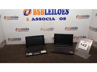 LOTE 142 - 01 NETBOOK MARCA ASUS E 01 NETBOOK MARCA INFOWAY. (NO ESTADO) ATENÇÃO! FAZER A VISITAÇÃO ANTES DE ARREMATAR, NÃO SABEMOS SE FUNCIONA, LEILÃO NÃO TEM GARANTIA E NEM DEVOLUÇÃO, SUJEITO A POSSÍVEIS AVARIAS VISÍVEIS/OCULTAS E/OU AUSÊNCIA DE COMPONENTES.