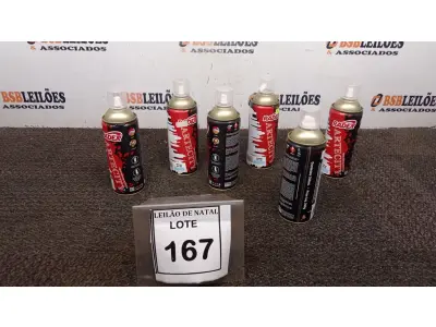 LOTE 167 - 06 TINTAS SPRAY PARA USO ARTÍSTICO MARCA RADEX CORES DIVERSAS. (NO ESTADO) ATENÇÃO! FAZER A VISITAÇÃO ANTES DE ARREMATAR, NÃO SABEMOS SE FUNCIONA, LEILÃO NÃO TEM GARANTIA E NEM DEVOLUÇÃO, SUJEITO A POSSÍVEIS AVARIAS VISÍVEIS/OCULTAS E/OU AUSÊNCIA DE COMPONENTES.