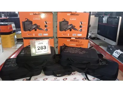 LOTE 263 - 05 SECADORES DE CABELO COM MALETA SENDO 127V MARCA MALLORY. (NO ESTADO) ATENÇÃO! FAZER A VISITAÇÃO ANTES DE ARREMATAR, NÃO SABEMOS SE FUNCIONA, LEILÃO NÃO TEM GARANTIA E NEM DEVOLUÇÃO, SUJEITO A POSSÍVEIS AVARIAS VISÍVEIS/OCULTAS E/OU AUSÊNCIA DE COMPONENTES.