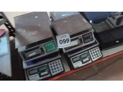 LOTE 099 - 06 BALANÇAS DIGITAIS DIVERSAS MARCAS. (NO ESTADO) ATENÇÃO! FAZER A VISITAÇÃO ANTES DE ARREMATAR, NÃO SABEMOS SE FUNCIONA, LEILÃO NÃO TEM GARANTIA E NEM DEVOLUÇÃO, SUJEITO A POSSÍVEIS AVARIAS VISÍVEIS/OCULTAS E/OU AUSÊNCIA DE COMPONENTES.