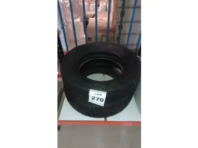 LOTE 270 - 02 PNEUS REMOLD MEDIDA 175/70 R14. (NO ESTADO) ATENÇÃO! FAZER A VISITAÇÃO ANTES DE ARREMATAR, NÃO SABEMOS SE FUNCIONA, LEILÃO NÃO TEM GARANTIA E NEM DEVOLUÇÃO, SUJEITO A POSSÍVEIS AVARIAS VISÍVEIS/OCULTAS E/OU AUSÊNCIA DE COMPONENTES.