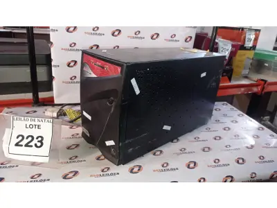 LOTE 223 - 01 NOBREAK MARCA SAFE SERVER 2KVA. (NO ESTADO) ATENÇÃO! FAZER A VISITAÇÃO ANTES DE ARREMATAR, NÃO SABEMOS SE FUNCIONA, LEILÃO NÃO TEM GARANTIA E NEM DEVOLUÇÃO, SUJEITO A POSSÍVEIS AVARIAS VISÍVEIS/OCULTAS E/OU AUSÊNCIA DE COMPONENTES.