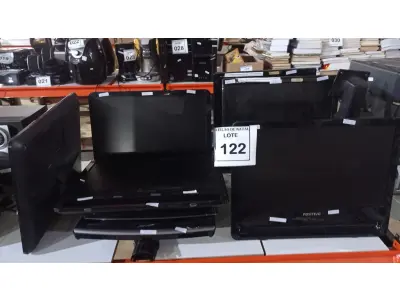 LOTE 122 - 08 MONITORES DE MARCAS E MODELOS DIVERSOS. (NO ESTADO) ATENÇÃO! FAZER A VISITAÇÃO ANTES DE ARREMATAR, NÃO SABEMOS SE FUNCIONA, LEILÃO NÃO TEM GARANTIA E NEM DEVOLUÇÃO, SUJEITO A POSSÍVEIS AVARIAS VISÍVEIS/OCULTAS E/OU AUSÊNCIA DE COMPONENTES.