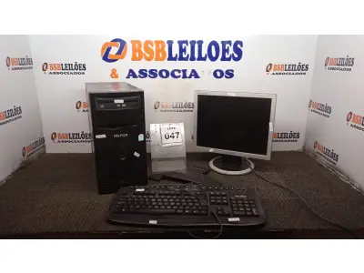 LOTE 047 - 01 CPU MARCA MIRAX, 01 MONITOR MARCA SAMSUNG E 01 TECLADO MARCA MIRAX. (NO ESTADO) ATENÇÃO! FAZER A VISITAÇÃO ANTES DE ARREMATAR, NÃO SABEMOS SE FUNCIONA, LEILÃO NÃO TEM GARANTIA E NEM DEVOLUÇÃO, SUJEITO A POSSÍVEIS AVARIAS VISÍVEIS/OCULTAS E/OU AUSÊNCIA DE COMPONENTES.