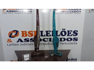 LOTE 074 - 02 ASPIRADORES DE PÓ MARCA ELECTROLUX. (NO ESTADO) ATENÇÃO! FAZER A VISITAÇÃO ANTES DE ARREMATAR, NÃO SABEMOS SE FUNCIONA, LEILÃO NÃO TEM GARANTIA E NEM DEVOLUÇÃO, SUJEITO A POSSÍVEIS AVARIAS VISÍVEIS/OCULTAS E/OU AUSÊNCIA DE COMPONENTES.