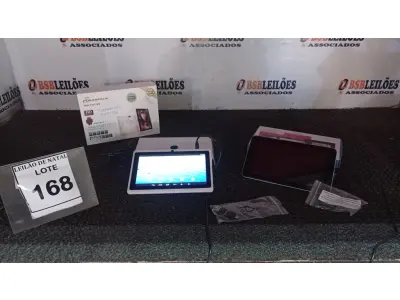 LOTE 168 - 02 TABLETS MARCAS FOSTON E POWERPACK. (NO ESTADO) ATENÇÃO! FAZER A VISITAÇÃO ANTES DE ARREMATAR, NÃO SABEMOS SE FUNCIONA, LEILÃO NÃO TEM GARANTIA E NEM DEVOLUÇÃO, SUJEITO A POSSÍVEIS AVARIAS VISÍVEIS/OCULTAS E/OU AUSÊNCIA DE COMPONENTES.