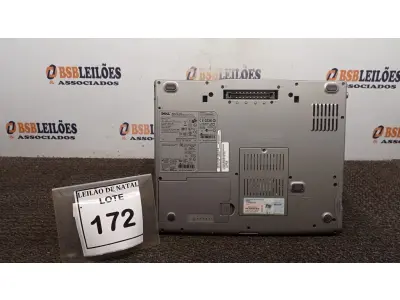LOTE 172 - 01 NOTEBOOK MARCA DELL. (NO ESTADO) ATENÇÃO! FAZER A VISITAÇÃO ANTES DE ARREMATAR, NÃO SABEMOS SE FUNCIONA, LEILÃO NÃO TEM GARANTIA E NEM DEVOLUÇÃO, SUJEITO A POSSÍVEIS AVARIAS VISÍVEIS/OCULTAS E/OU AUSÊNCIA DE COMPONENTES.