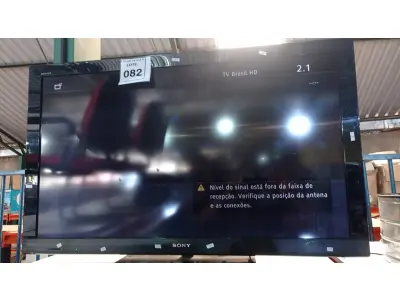 LOTE 082 - 01 TV LCD 46’’ MARCA SONY. (NO ESTADO) ATENÇÃO! FAZER A VISITAÇÃO ANTES DE ARREMATAR, NÃO SABEMOS SE FUNCIONA, LEILÃO NÃO TEM GARANTIA E NEM DEVOLUÇÃO, SUJEITO A POSSÍVEIS AVARIAS VISÍVEIS/OCULTAS E/OU AUSÊNCIA DE COMPONENTES.