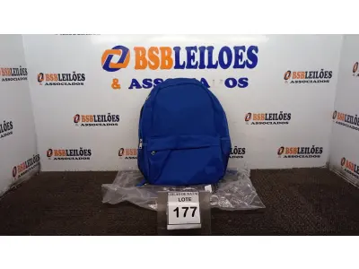 LOTE 177 - 01 MOCHILA NA COR AZUL MARCA GOCASE. (NO ESTADO) ATENÇÃO! FAZER A VISITAÇÃO ANTES DE ARREMATAR, NÃO SABEMOS SE FUNCIONA, LEILÃO NÃO TEM GARANTIA E NEM DEVOLUÇÃO, SUJEITO A POSSÍVEIS AVARIAS VISÍVEIS/OCULTAS E/OU AUSÊNCIA DE COMPONENTES.