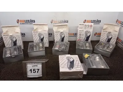 LOTE 157 - 06 BARBEADORES ELÉTRICOS MARCA MALLORY. (NO ESTADO) ATENÇÃO! FAZER A VISITAÇÃO ANTES DE ARREMATAR, NÃO SABEMOS SE FUNCIONA, LEILÃO NÃO TEM GARANTIA E NEM DEVOLUÇÃO, SUJEITO A POSSÍVEIS AVARIAS VISÍVEIS/OCULTAS E/OU AUSÊNCIA DE COMPONENTES.