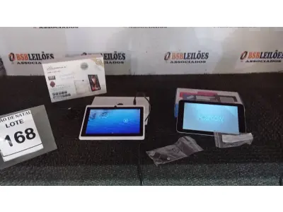 LOTE 168 - 02 TABLETS MARCAS FOSTON E POWERPACK. (NO ESTADO) ATENÇÃO! FAZER A VISITAÇÃO ANTES DE ARREMATAR, NÃO SABEMOS SE FUNCIONA, LEILÃO NÃO TEM GARANTIA E NEM DEVOLUÇÃO, SUJEITO A POSSÍVEIS AVARIAS VISÍVEIS/OCULTAS E/OU AUSÊNCIA DE COMPONENTES.