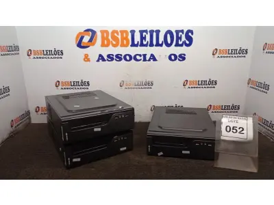 LOTE 052 - 03 GABINETES VAZIOS. (NO ESTADO) ATENÇÃO! FAZER A VISITAÇÃO ANTES DE ARREMATAR, NÃO SABEMOS SE FUNCIONA, LEILÃO NÃO TEM GARANTIA E NEM DEVOLUÇÃO, SUJEITO A POSSÍVEIS AVARIAS VISÍVEIS/OCULTAS E/OU AUSÊNCIA DE COMPONENTES.