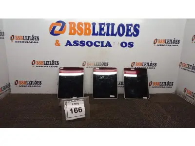 LOTE 166 - 03 IPADS. (NO ESTADO) ATENÇÃO! FAZER A VISITAÇÃO ANTES DE ARREMATAR, NÃO SABEMOS SE FUNCIONA, LEILÃO NÃO TEM GARANTIA E NEM DEVOLUÇÃO, SUJEITO A POSSÍVEIS AVARIAS VISÍVEIS/OCULTAS E/OU AUSÊNCIA DE COMPONENTES.