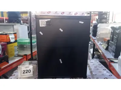 LOTE 220 - 01 FRIGOBAR. (NO ESTADO) ATENÇÃO! FAZER A VISITAÇÃO ANTES DE ARREMATAR, NÃO SABEMOS SE FUNCIONA, LEILÃO NÃO TEM GARANTIA E NEM DEVOLUÇÃO, SUJEITO A POSSÍVEIS AVARIAS VISÍVEIS/OCULTAS E/OU AUSÊNCIA DE COMPONENTES.