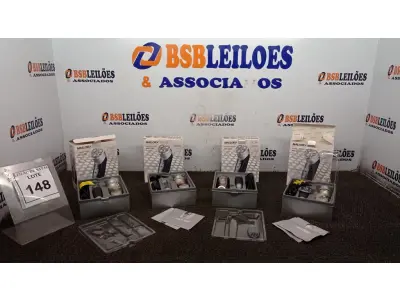 LOTE 148 - 04 BARBEADORES ELÉTRICOS MARCA MALLORY. (NO ESTADO) ATENÇÃO! FAZER A VISITAÇÃO ANTES DE ARREMATAR, NÃO SABEMOS SE FUNCIONA, LEILÃO NÃO TEM GARANTIA E NEM DEVOLUÇÃO, SUJEITO A POSSÍVEIS AVARIAS VISÍVEIS/OCULTAS E/OU AUSÊNCIA DE COMPONENTES.