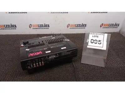 LOTE 095 - 01 RÁDIO STÉREO RECEIVER/BLE RECORDE MARCA SOUNDESIGN 110VOLTS. (NO ESTADO) ATENÇÃO! FAZER A VISITAÇÃO ANTES DE ARREMATAR, NÃO SABEMOS SE FUNCIONA, LEILÃO NÃO TEM GARANTIA E NEM DEVOLUÇÃO, SUJEITO A POSSÍVEIS AVARIAS VISÍVEIS/OCULTAS E/OU AUSÊNCIA DE COMPONENTES.