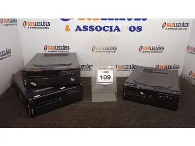 LOTE 109 - 03 GABINETES PARA COMPUTADOR. (NO ESTADO) ATENÇÃO! FAZER A VISITAÇÃO ANTES DE ARREMATAR, NÃO SABEMOS SE FUNCIONA, LEILÃO NÃO TEM GARANTIA E NEM DEVOLUÇÃO, SUJEITO A POSSÍVEIS AVARIAS VISÍVEIS/OCULTAS E/OU AUSÊNCIA DE COMPONENTES.