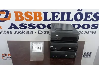 LOTE 034 - 03 GABINETES VAZIOS. (NO ESTADO) ATENÇÃO! FAZER A VISITAÇÃO ANTES DE ARREMATAR, NÃO SABEMOS SE FUNCIONA, LEILÃO NÃO TEM GARANTIA E NEM DEVOLUÇÃO, SUJEITO A POSSÍVEIS AVARIAS VISÍVEIS/OCULTAS E/OU AUSÊNCIA DE COMPONENTES.