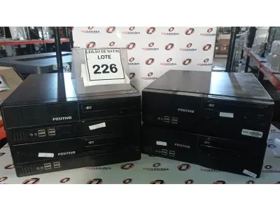 LOTE 226 - 04 CPUS I3 MARCA POSITIVO. (NO ESTADO) ATENÇÃO! FAZER A VISITAÇÃO ANTES DE ARREMATAR, NÃO SABEMOS SE FUNCIONA, LEILÃO NÃO TEM GARANTIA E NEM DEVOLUÇÃO, SUJEITO A POSSÍVEIS AVARIAS VISÍVEIS/OCULTAS E/OU AUSÊNCIA DE COMPONENTES.