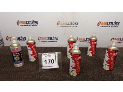 LOTE 170 - 06 TINTAS SPRAY PARA USO ARTÍSTICO MARCA RADEX CORES DIVERSAS. (NO ESTADO) ATENÇÃO! FAZER A VISITAÇÃO ANTES DE ARREMATAR, NÃO SABEMOS SE FUNCIONA, LEILÃO NÃO TEM GARANTIA E NEM DEVOLUÇÃO, SUJEITO A POSSÍVEIS AVARIAS VISÍVEIS/OCULTAS E/OU AUSÊNCIA DE COMPONENTES.
