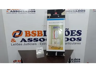 LOTE 013 - 01 ARARA PARA ROUPAS MARCA MEMBER’S MARK. (NO ESTADO) ATENÇÃO! FAZER A VISITAÇÃO ANTES DE ARREMATAR, NÃO SABEMOS SE FUNCIONA, LEILÃO NÃO TEM GARANTIA E NEM DEVOLUÇÃO, SUJEITO A POSSÍVEIS AVARIAS VISÍVEIS/OCULTAS E/OU AUSÊNCIA DE COMPONENTES.