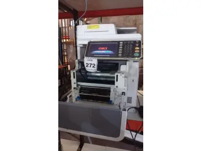 LOTE 272 - 01 IMPRESSORA MULTIFUNCIONAL MODELO MPS5502MB MARCA OKI. (NO ESTADO) ATENÇÃO! FAZER A VISITAÇÃO ANTES DE ARREMATAR, NÃO SABEMOS SE FUNCIONA, LEILÃO NÃO TEM GARANTIA E NEM DEVOLUÇÃO, SUJEITO A POSSÍVEIS AVARIAS VISÍVEIS/OCULTAS E/OU AUSÊNCIA DE COMPONENTES.