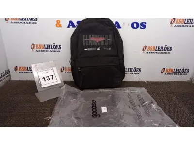 LOTE 137 - 01 MOCHILA DESENHO DO FLAMENGO MARCA GOCASE NA COR PRETA. (NO ESTADO) ATENÇÃO! FAZER A VISITAÇÃO ANTES DE ARREMATAR, NÃO SABEMOS SE FUNCIONA, LEILÃO NÃO TEM GARANTIA E NEM DEVOLUÇÃO, SUJEITO A POSSÍVEIS AVARIAS VISÍVEIS/OCULTAS E/OU AUSÊNCIA DE COMPONENTES.