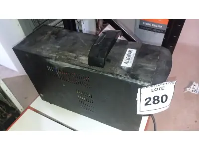 LOTE 280 - 01 NOBREAK MARCA SMS. (NO ESTADO) ATENÇÃO! FAZER A VISITAÇÃO ANTES DE ARREMATAR, NÃO SABEMOS SE FUNCIONA, LEILÃO NÃO TEM GARANTIA E NEM DEVOLUÇÃO, SUJEITO A POSSÍVEIS AVARIAS VISÍVEIS/OCULTAS E/OU AUSÊNCIA DE COMPONENTES.