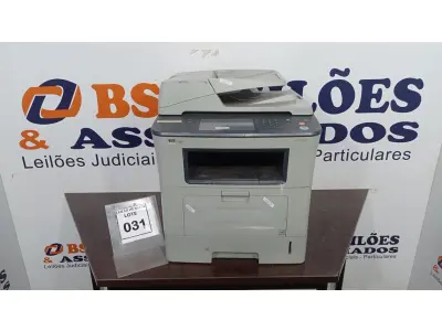LOTE 031 - 01 IMPRESSORA MODELO SCX-5835FN MARCA SAMSUNG. (NO ESTADO) ATENÇÃO! FAZER A VISITAÇÃO ANTES DE ARREMATAR, NÃO SABEMOS SE FUNCIONA, LEILÃO NÃO TEM GARANTIA E NEM DEVOLUÇÃO, SUJEITO A POSSÍVEIS AVARIAS VISÍVEIS/OCULTAS E/OU AUSÊNCIA DE COMPONENTES.