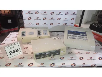 LOTE 248 - 01 APARELHO DE TERAPIA ULTRASSOM, 01 SWITCH KVM ATEM MASTER VIEW E 01 EQUIPAMENTO ESTIMULADOR GALVÂNICO E FARÁDICO EGF MARCA CARCI. (NO ESTADO) ATENÇÃO! FAZER A VISITAÇÃO ANTES DE ARREMATAR, NÃO SABEMOS SE FUNCIONA, LEILÃO NÃO TEM GARANTIA E NEM DEVOLUÇÃO, SUJEITO A POSSÍVEIS AVARIAS VISÍVEIS/OCULTAS E/OU AUSÊNCIA DE COMPONENTES.