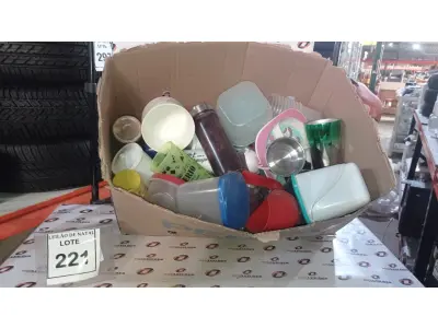 LOTE 221 - 01 LOTE COM UTENSÍLIOS DE COZINHA DIVERSOS. (NO ESTADO) ATENÇÃO! FAZER A VISITAÇÃO ANTES DE ARREMATAR, NÃO SABEMOS SE FUNCIONA, LEILÃO NÃO TEM GARANTIA E NEM DEVOLUÇÃO, SUJEITO A POSSÍVEIS AVARIAS VISÍVEIS/OCULTAS E/OU AUSÊNCIA DE COMPONENTES.