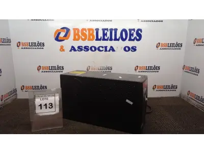 LOTE 113 - 01 NOBREAK MARCA SAFE SERVER 2KVA. (NO ESTADO) ATENÇÃO! FAZER A VISITAÇÃO ANTES DE ARREMATAR, NÃO SABEMOS SE FUNCIONA, LEILÃO NÃO TEM GARANTIA E NEM DEVOLUÇÃO, SUJEITO A POSSÍVEIS AVARIAS VISÍVEIS/OCULTAS E/OU AUSÊNCIA DE COMPONENTES.