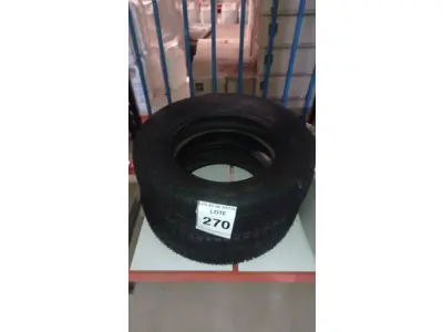 LOTE 270 - 02 PNEUS REMOLD MEDIDA 175/70 R14. (NO ESTADO) ATENÇÃO! FAZER A VISITAÇÃO ANTES DE ARREMATAR, NÃO SABEMOS SE FUNCIONA, LEILÃO NÃO TEM GARANTIA E NEM DEVOLUÇÃO, SUJEITO A POSSÍVEIS AVARIAS VISÍVEIS/OCULTAS E/OU AUSÊNCIA DE COMPONENTES.